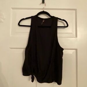 Black Sleeveless Women's Top
